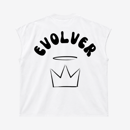 "EVOLVER" — Muscle Up/Sleeveless Tee