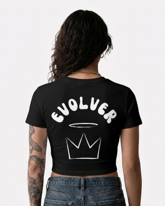 "EVOLVER"— Crop Top