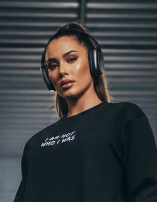 "I Am Not Who I Was" — Premium Crewneck