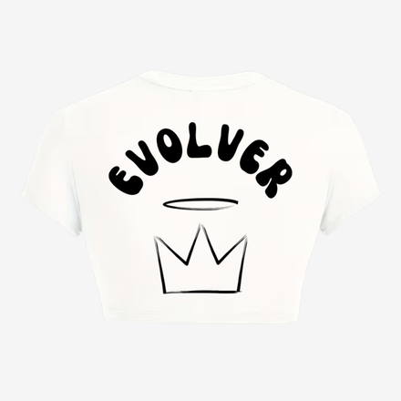 "EVOLVER" — Crop Top