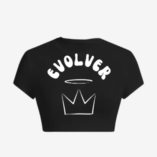 "EVOLVER" — Crop Top