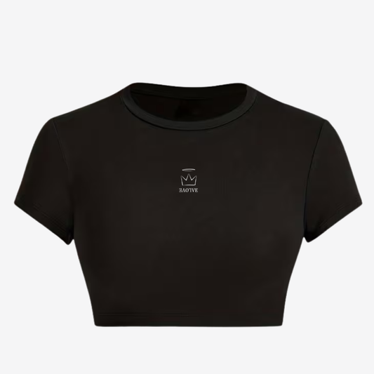 "EVOLVER" — Crop Top